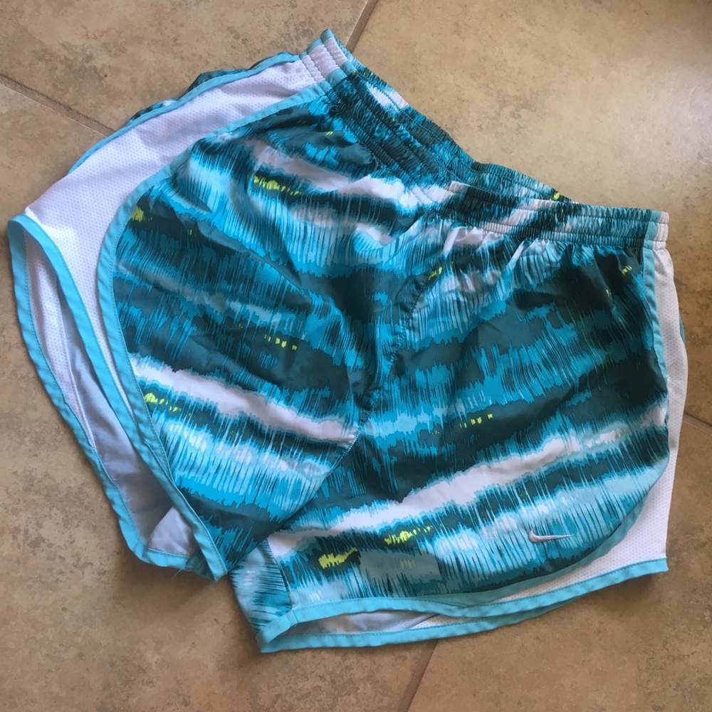 Blue nike shorts